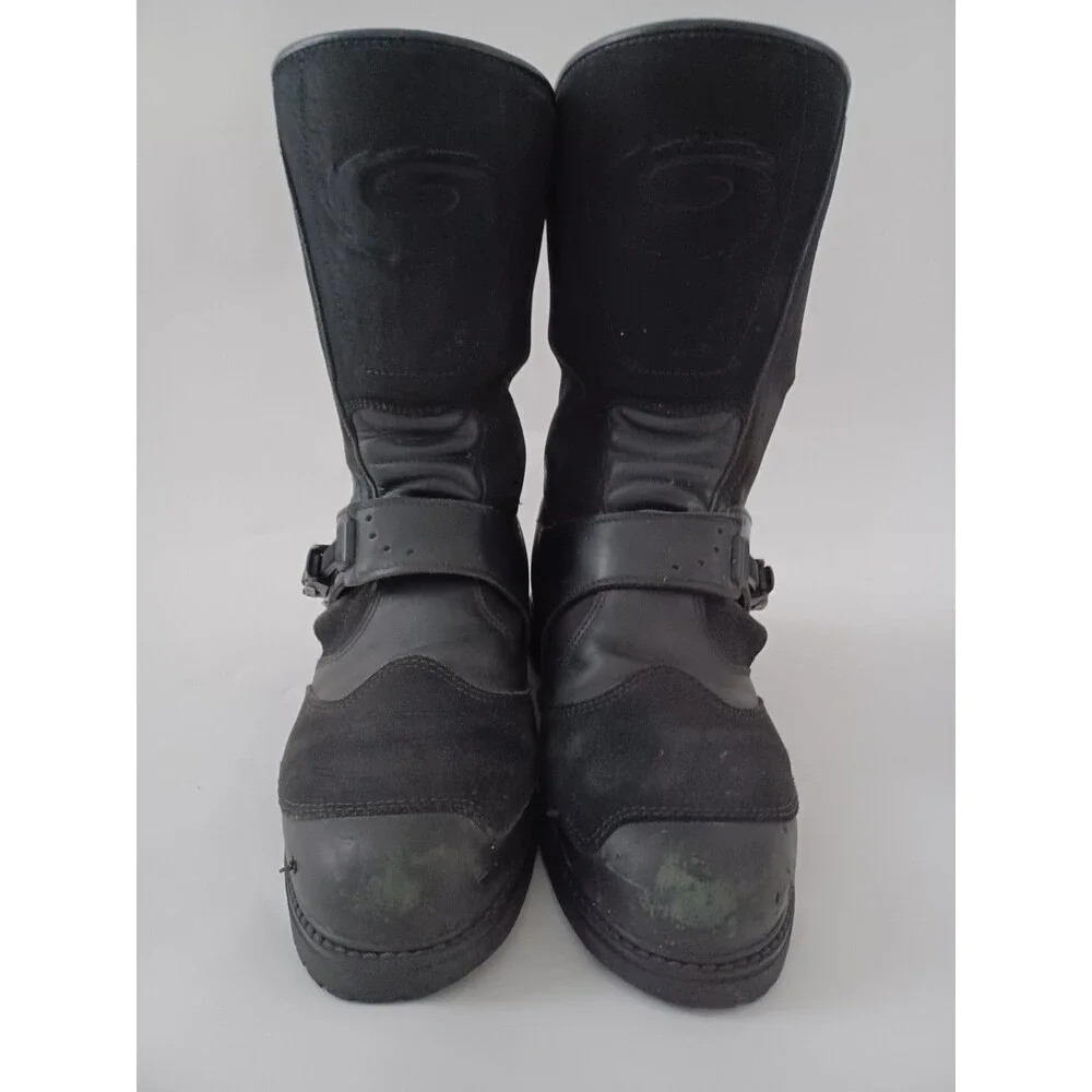 Sidi Canyon Gore-Tex Motorcycle Riding Boots Black Touring Mens 11  US 45‎ EU